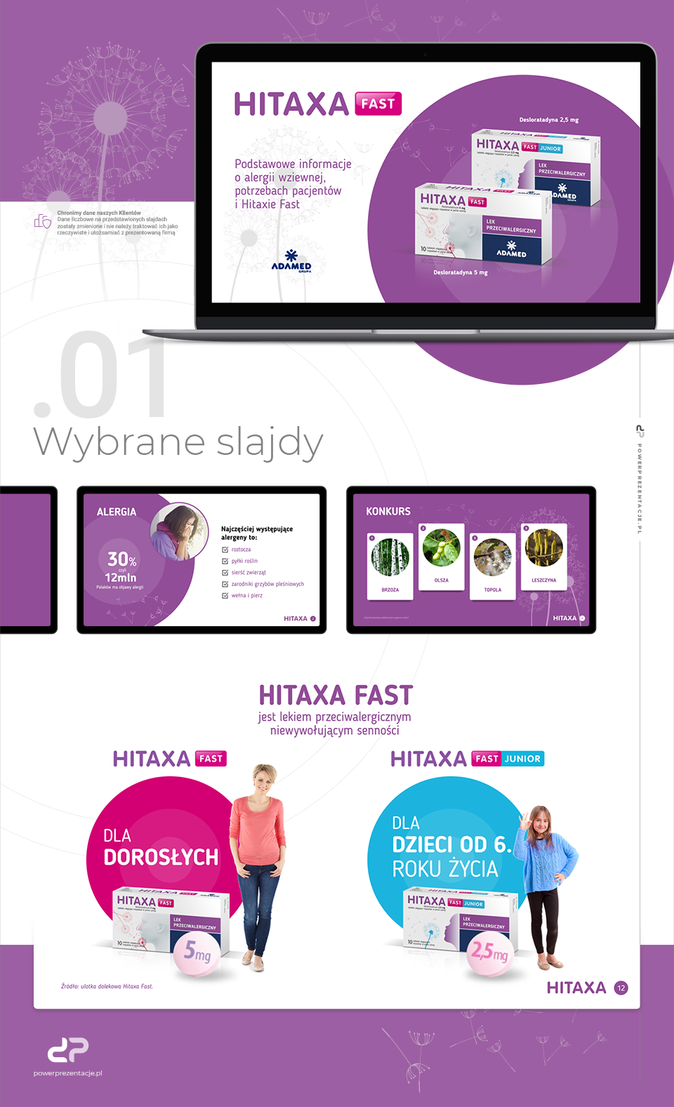 Hitaxa Adamed- portfolio - PowerPrezenatcja Power Point